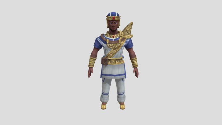 [Student Work] Egypsian Warrior 3D Model
