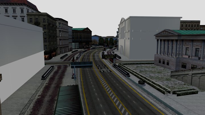 burnout 3 winter city – Modèle 3D gratuit STL