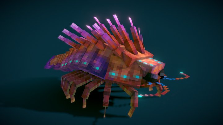 BlockBench "Alien Isopod" 3D Model