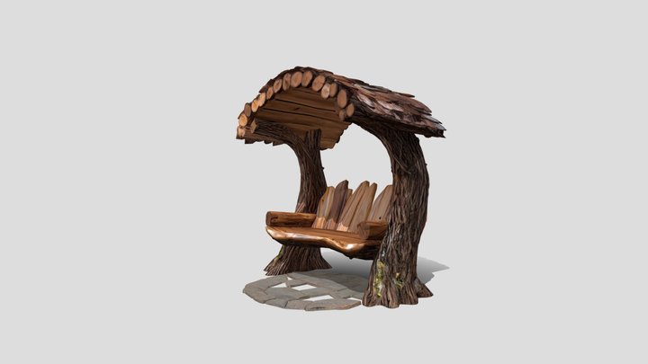 Low poly Arch_of_the_ Living_ Wood – Modello 3D gratuito STL