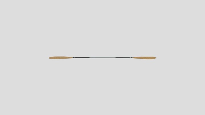 Kajak Paddle 3D Model