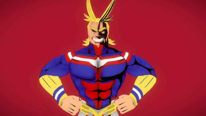 All Might: The number one hero! 3D Model