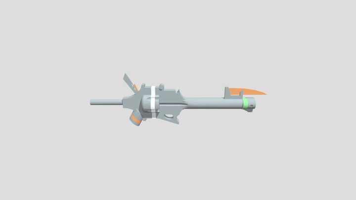 Darling in the FranXX Genista weapon 3D Model