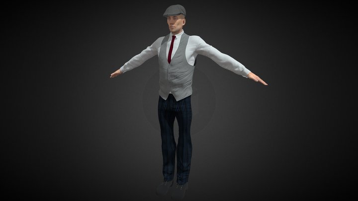 Wong- 3D Character Model (Rigged) 3D Model