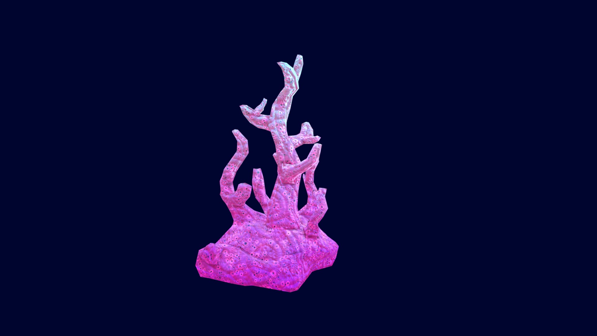 3D model Stylized Alien Coral - This is a 3D model of the Stylized Alien Coral. The 3D model is about map.