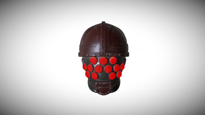 Sci-Fi Helmet 3D Model