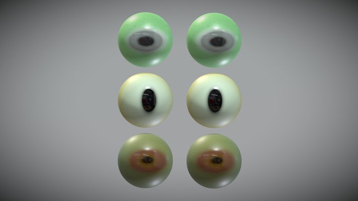 Eyeballs Frog Reptile Monster Eyes - 4k Textures