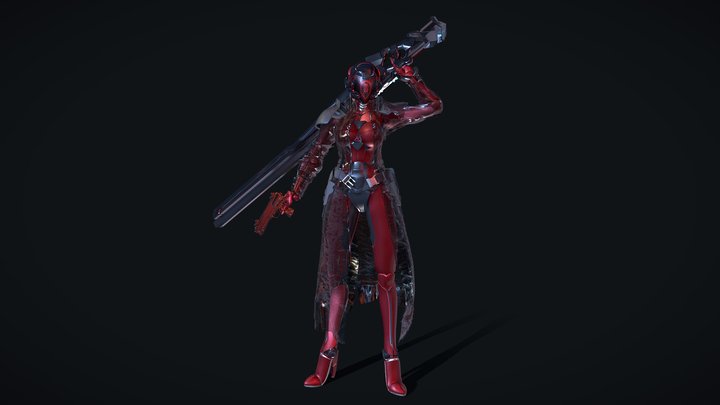cyber-cop-sketch 3D Model