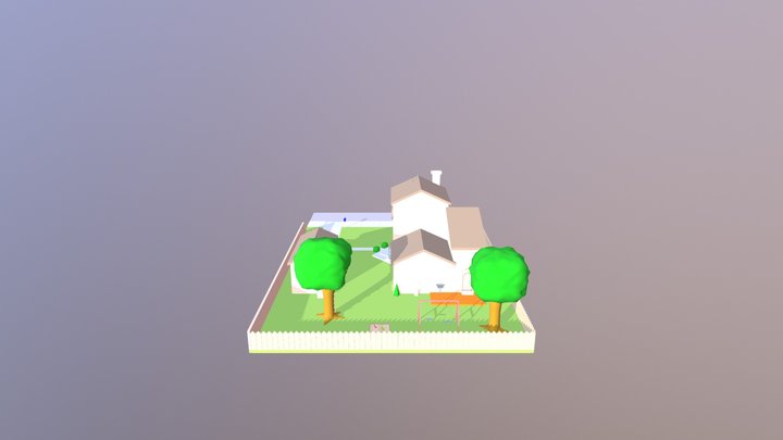 Villa Arpel - Springfield 3D Model