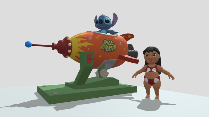 Lilo& Stitch 3D Model