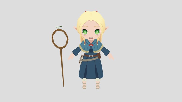 Marcille - Delicious in Dungeon 3D Model