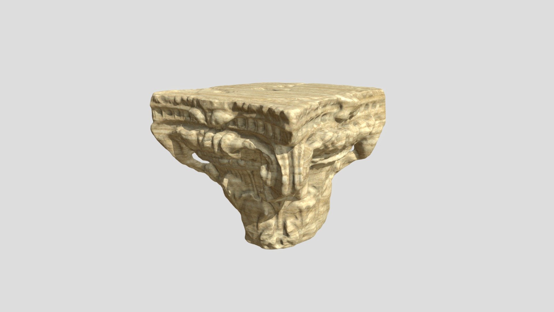 Column - Travertine VC - 3D model by Alimoğlu - Marble & Granite ...