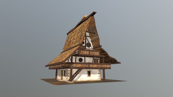 TP1 - Alpine House - Textures Génériques 3D Model
