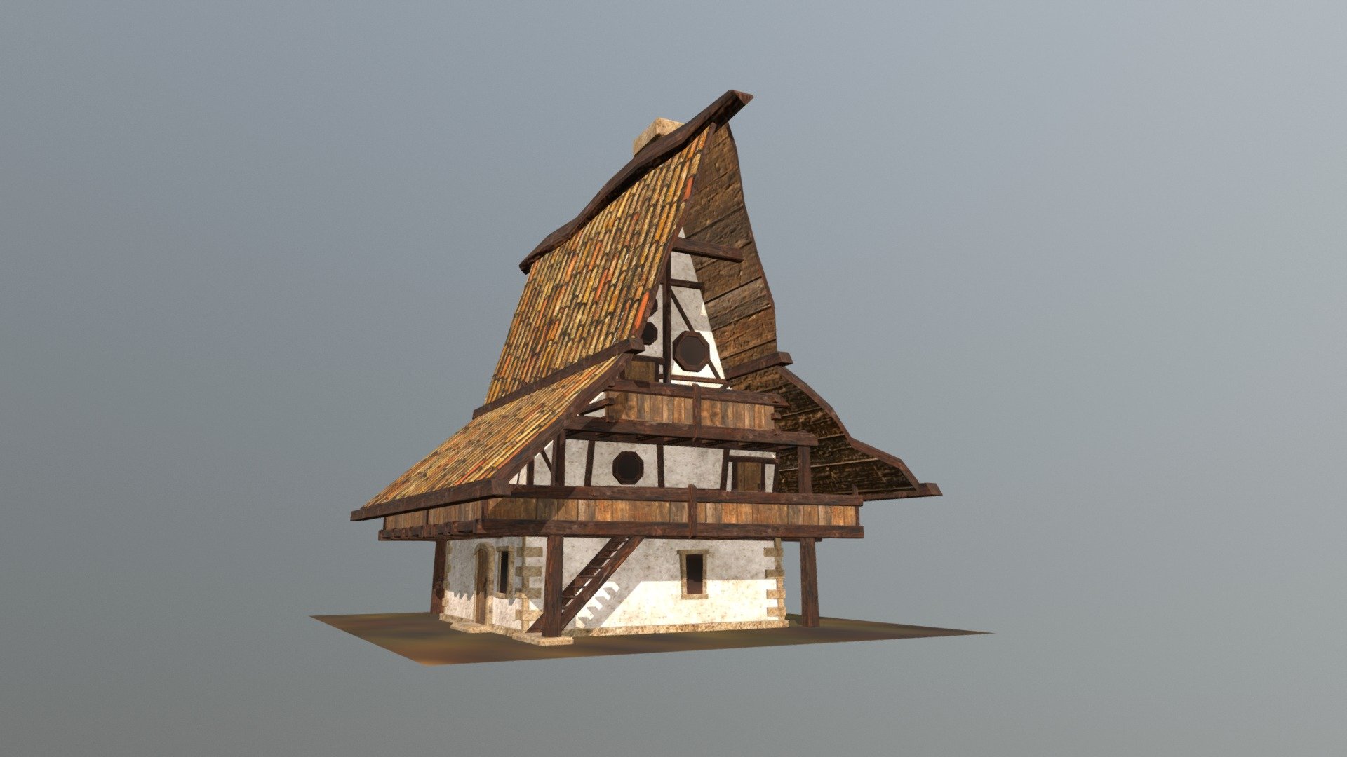 TP1 - Alpine House - Textures Génériques - 3D model by Vvarx [ab41b20 ...