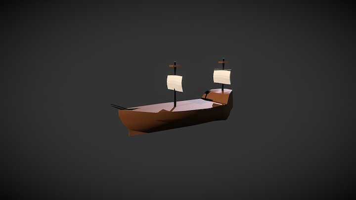 Pirateship 3D Model
