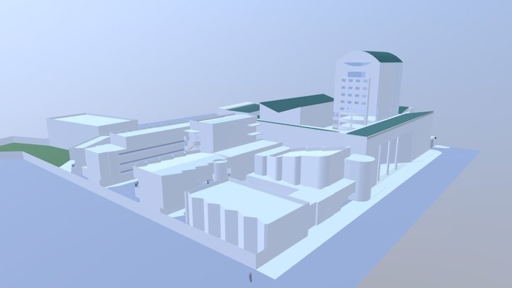 3D Universidad Católica Luis Amigó 3D Model