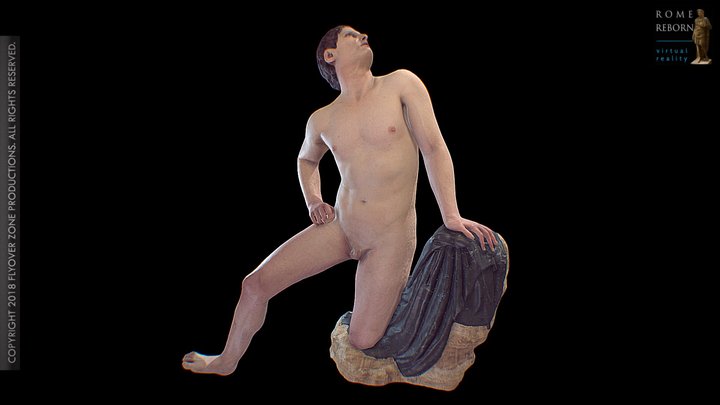 3D rendering of Niobid M6 restoration model