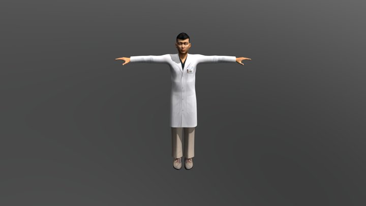 Male Doctor 1 3D Model