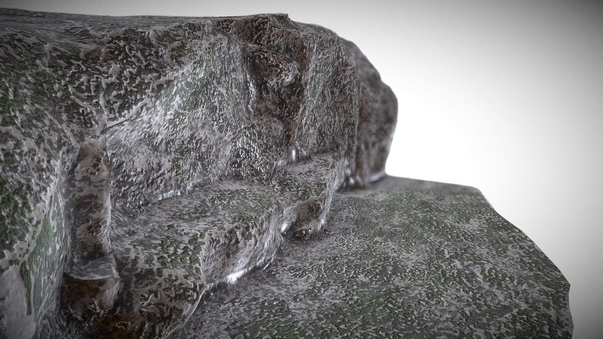 3D model Rock Stone - This is a 3D model of the Rock Stone. The 3D model is about a large rock with a hole in it.