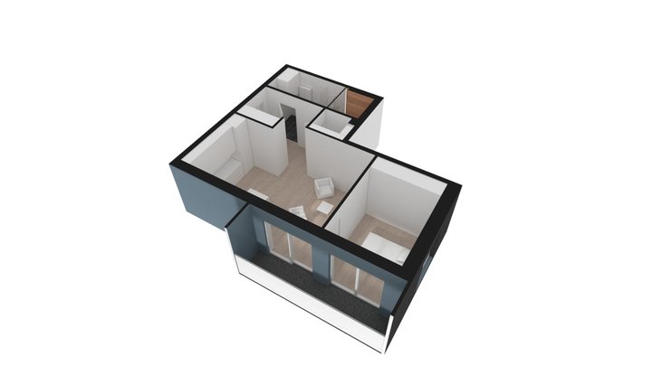 typical 3d floorplan_1 3D Model