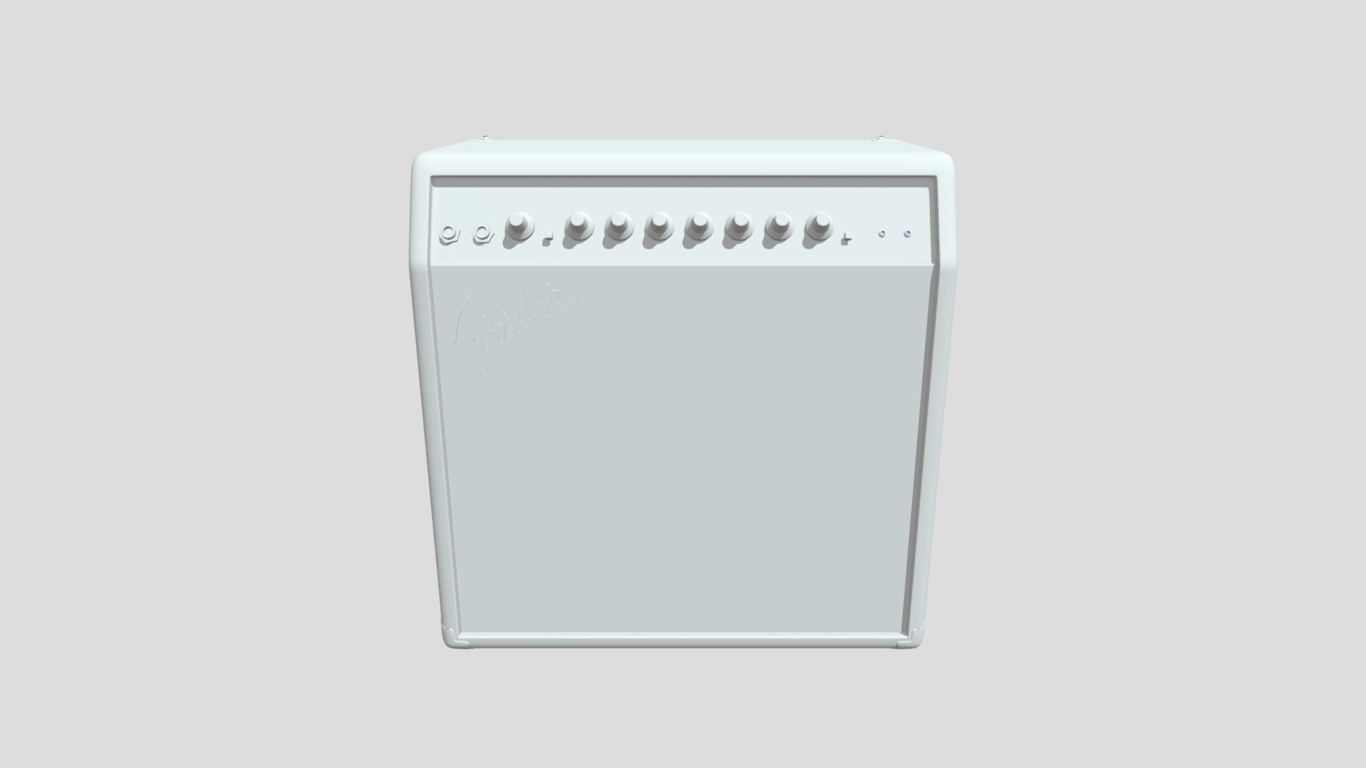 Fender High Poly Amp WIP
