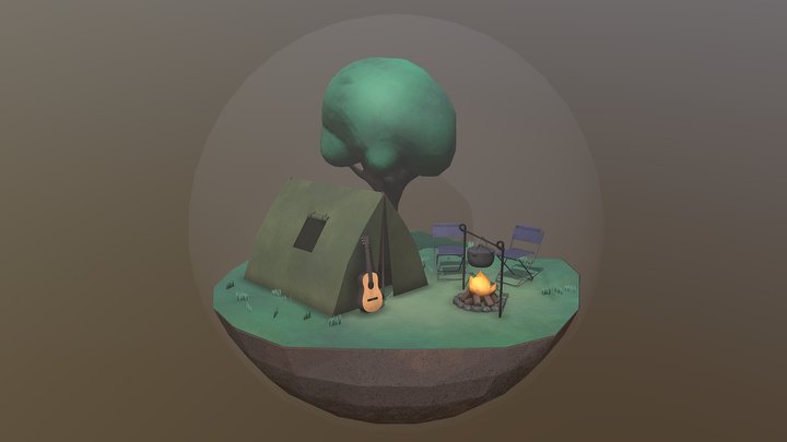 Camping 3D Model
