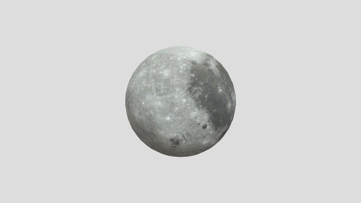 Moon Model 3D Model
