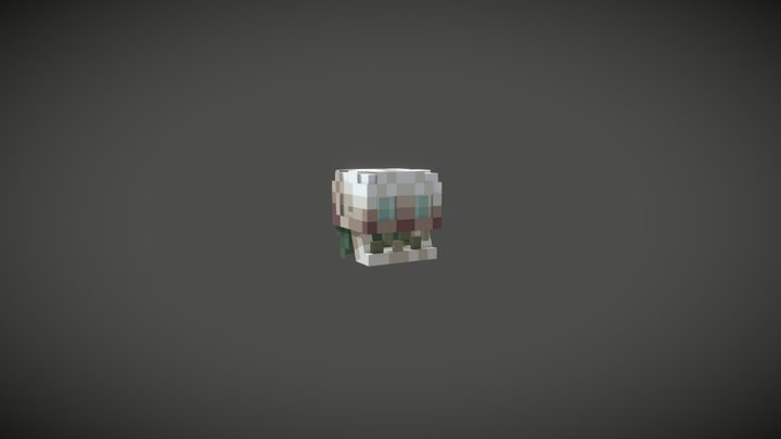[Flacko] Skeleton Head 3D Model