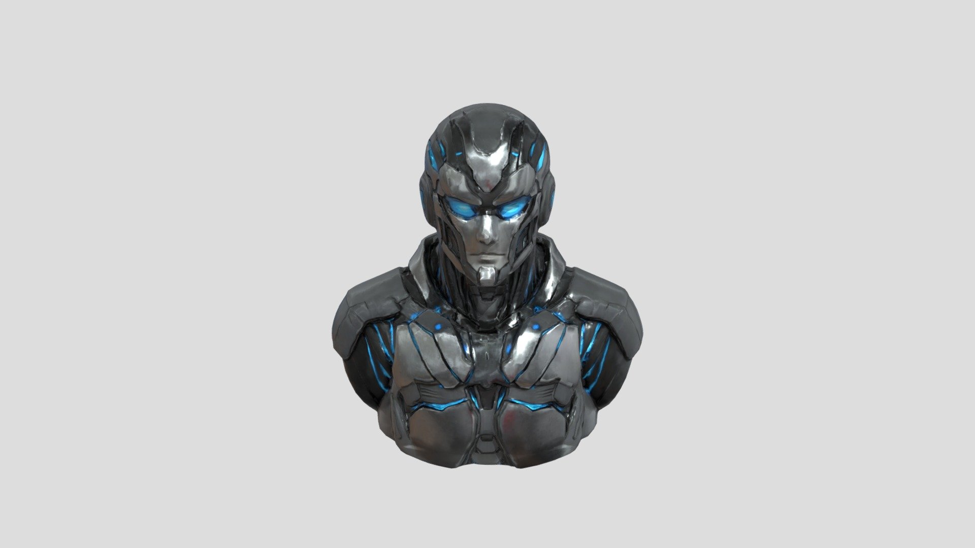 Robotic Face - 3D model by Luckjoy [ab48d4c] - Sketchfab