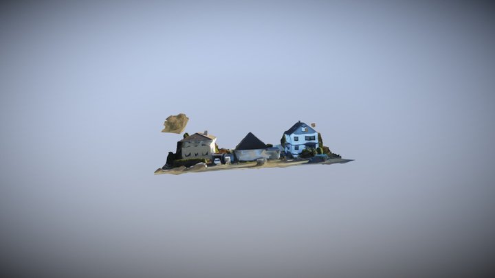 Wohnhaussiedlung 3D Model