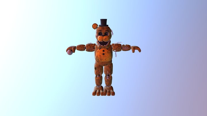 Coolioart-withered-golden-freddy 3D Model