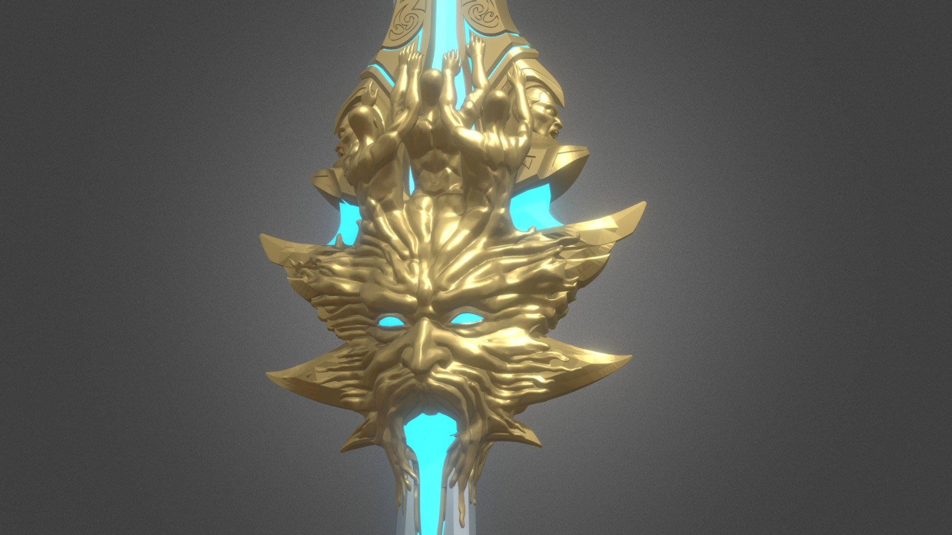 Blade of olympus 3D model