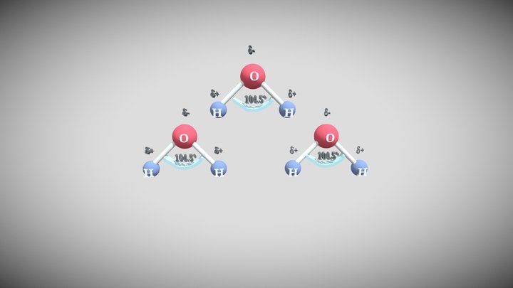 H2O 3D Model