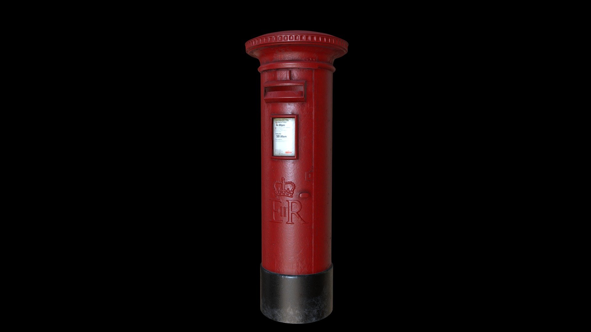 Royal Post Box - 3D model by fuzz3000 [ab4b706] - Sketchfab