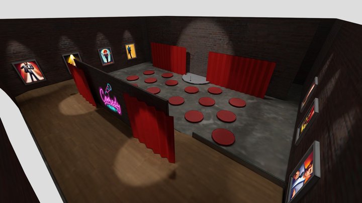 Comedy-club 3D models - Sketchfab