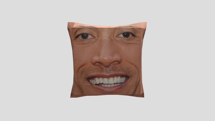 The Rock Pillow (Low-Poly) 3D Model