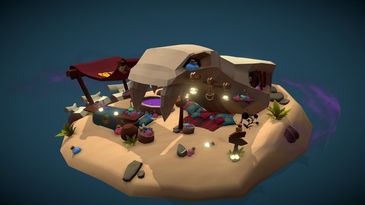 Desert Potion Shop - DAE Bazaar 2023 3D Model