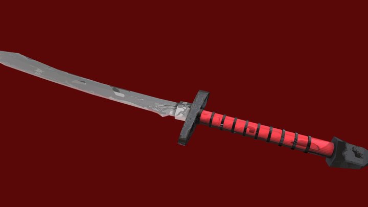 Messer Sword 3D Model