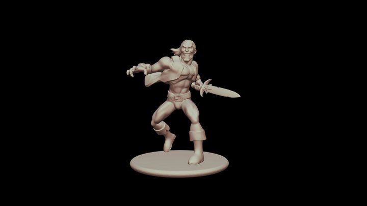 WARRIOR_28MM 3D Model