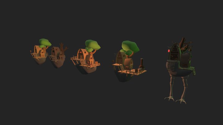 Houses HW 3D Model