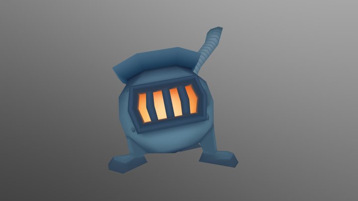 Potbelly Stove 3D Model