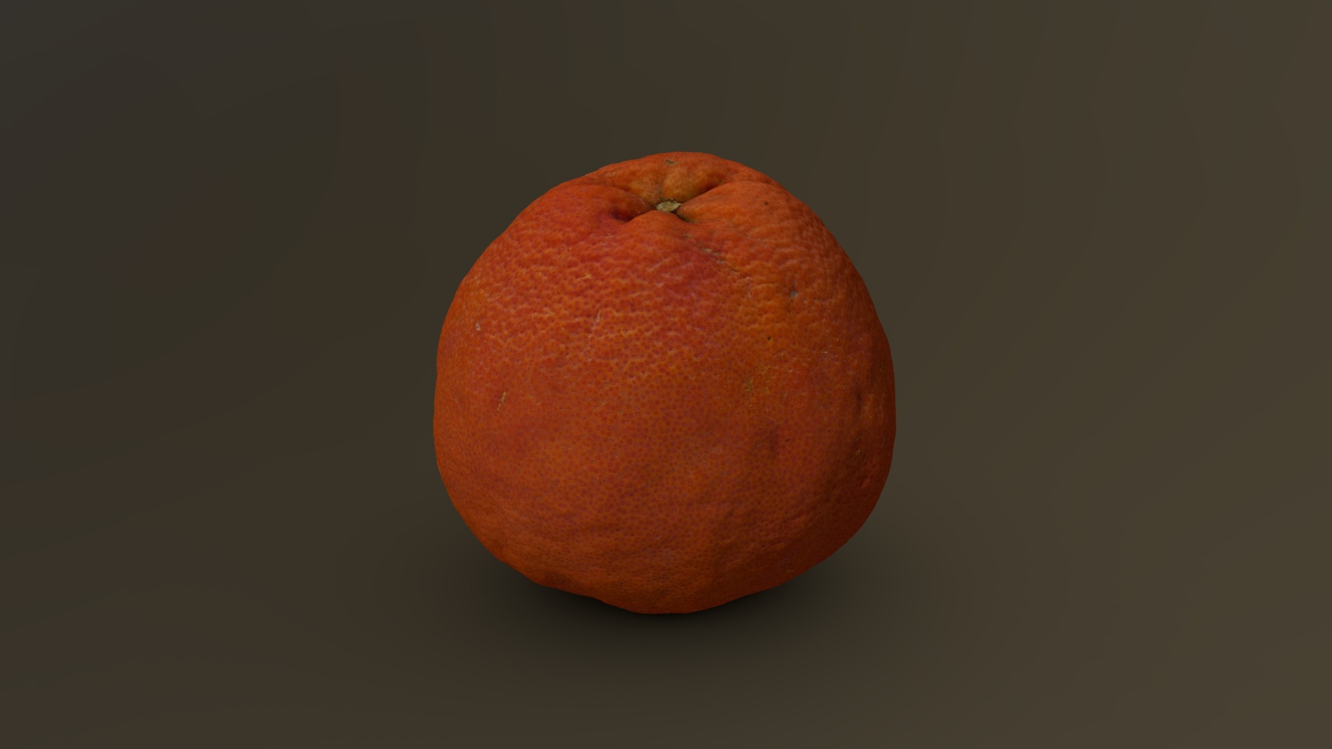 3D model Grapefruit 03 - This is a 3D model of the Grapefruit 03. The 3D model is about an orange on a black background.