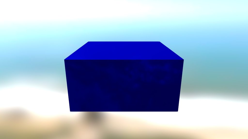 Puzzle Cube Blue Part AK