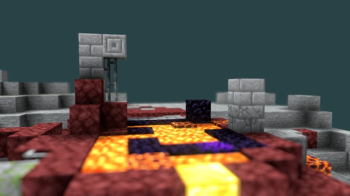 Minecraft-Ruined-Portal | FREE!!! 3D Model