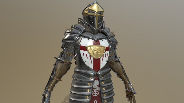 Paladin Armor 3D Model