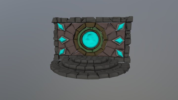 Fantasy Wall 3D Model