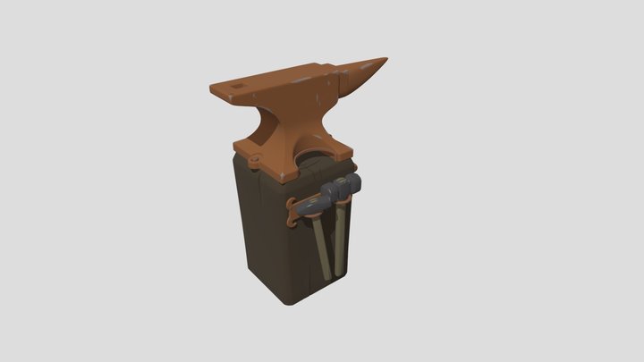 Anvil - Draft - GameDev Legend 3D Model