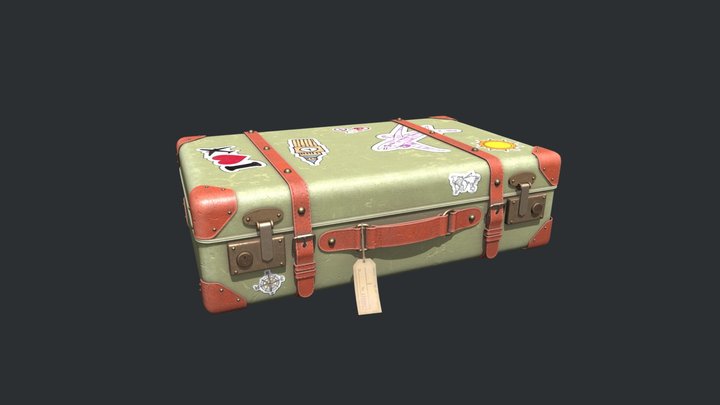 Suitcase 3D Model