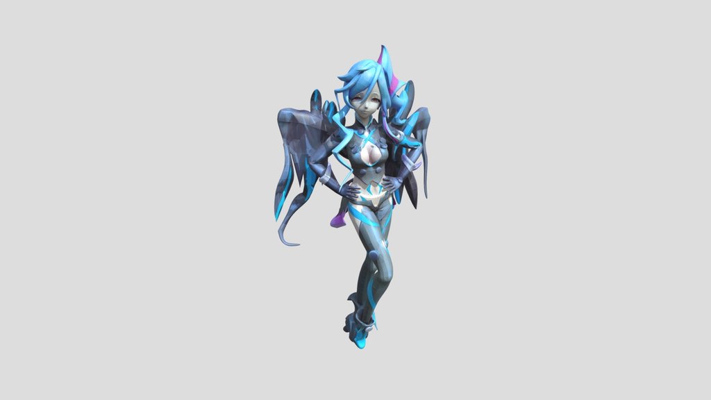 Blue Fantasy girl