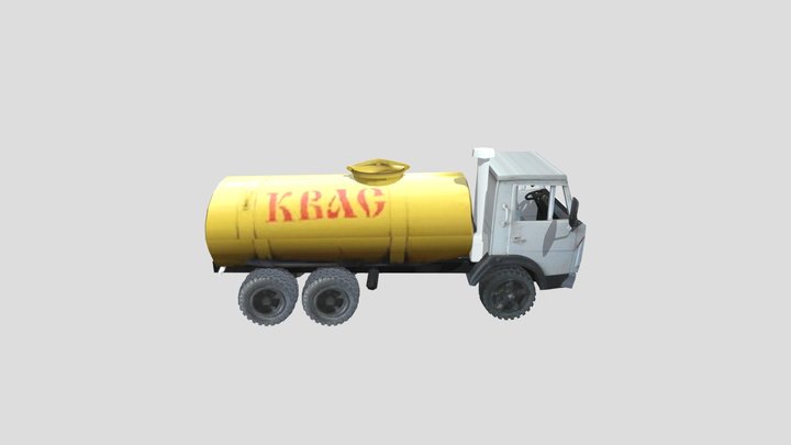 Kamaz 55111 Kvass 3D Model